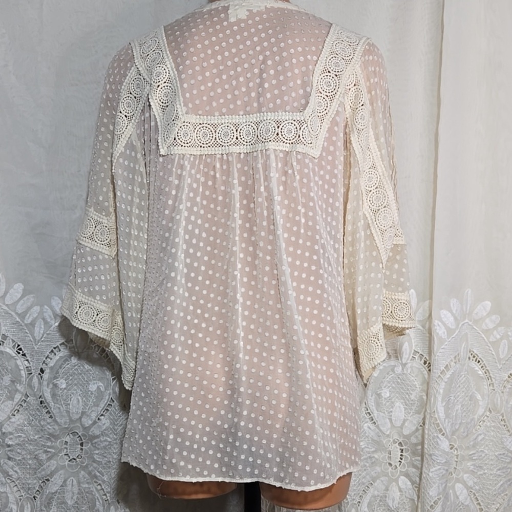 Meadow Rue 100% silk top - Picture 6 of 7